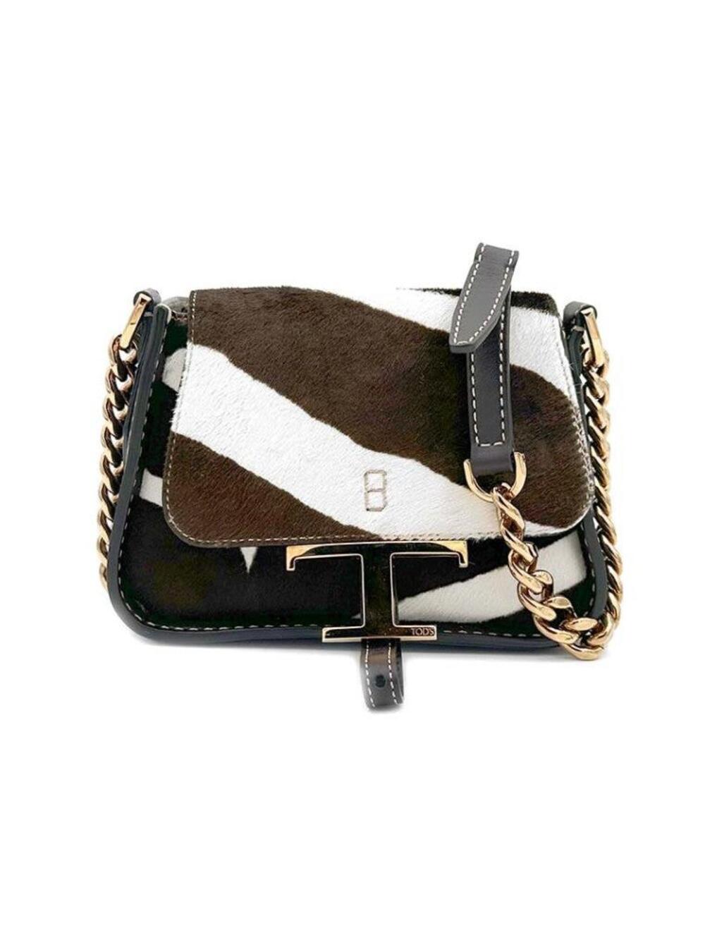 Tod's Calfskin Chain Crossbody Bag #352643F56B